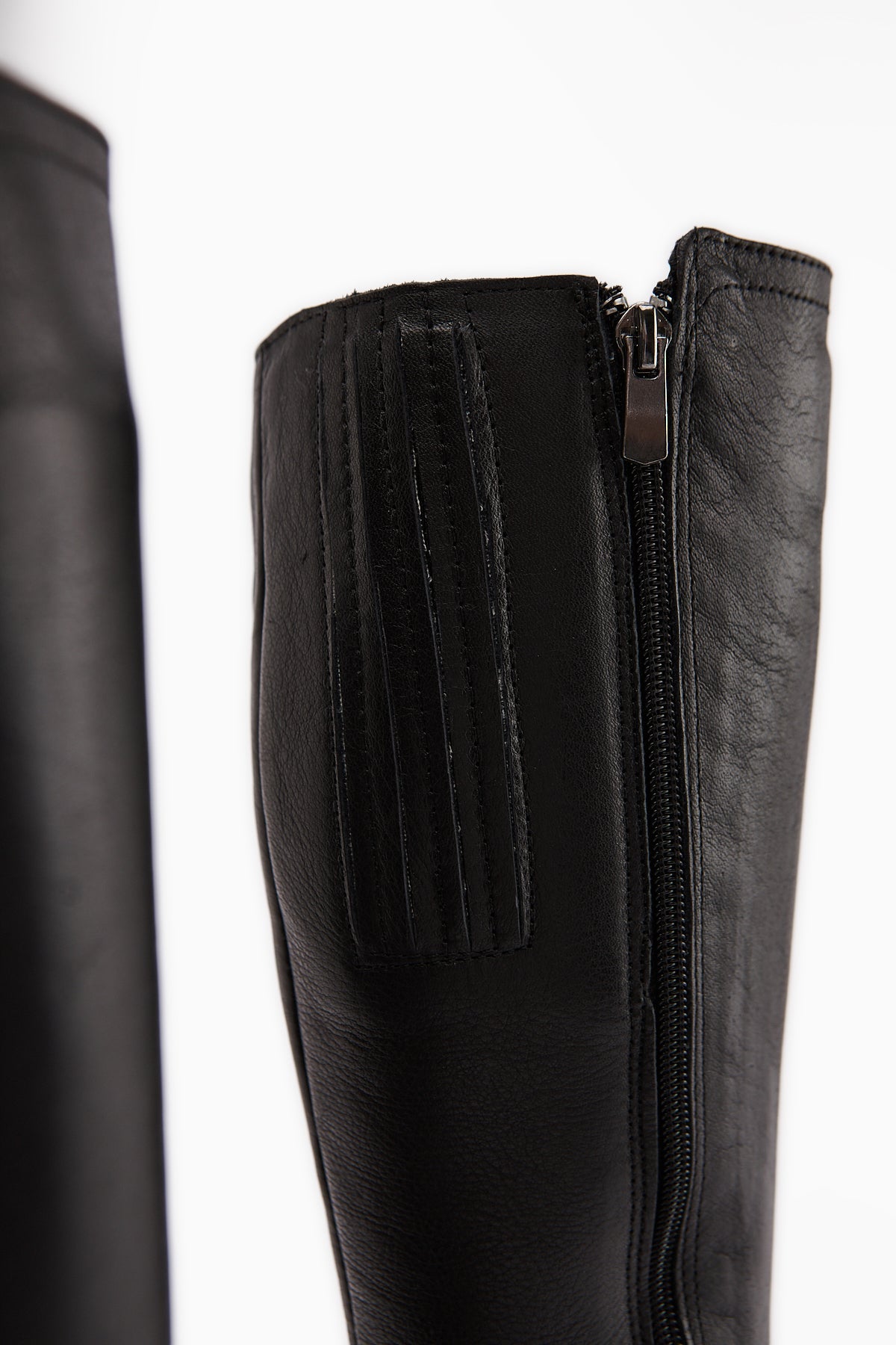 Marla Genuine Leather Black Women's Boot