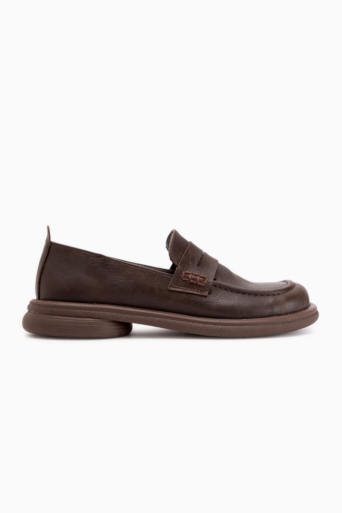 Mari Brown Thick Sole Women’s Loafer Shoes