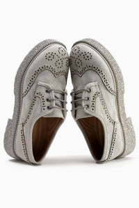 Rossy Ice Suede Oval Toe Laser Cut Everyday Women's Shoe