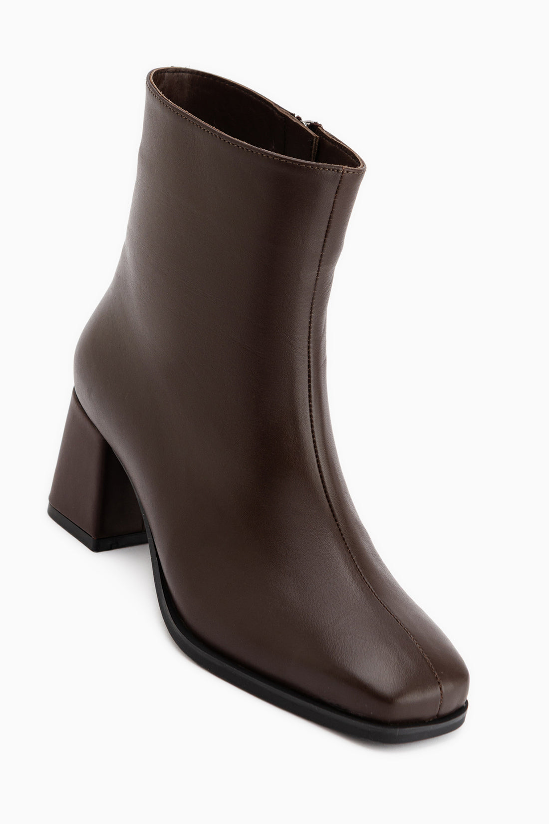 Margot Genuine Leather Brown Square Toe Women’s Boots