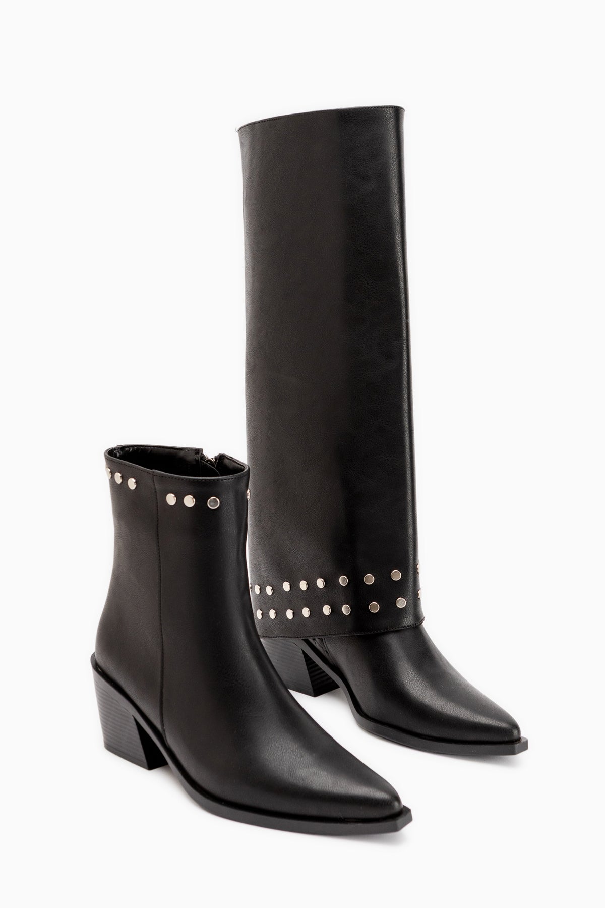 Liddy Black Removable Cuff Women’s Boots