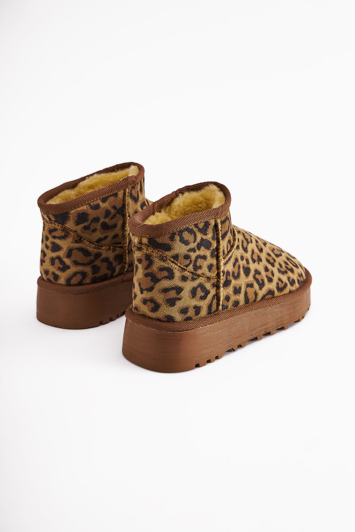 Lilly-Anne Brown Suede Fur Lined Short Women’s Boots