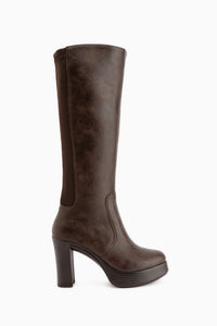 Suzy Brown Platform Heeled Women’s Boots