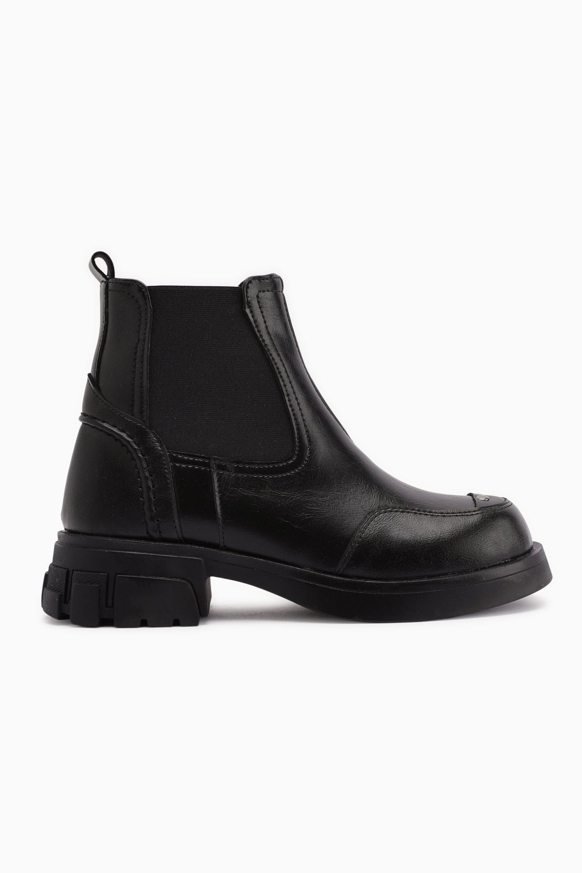 Emely Black Elastic Women's Boot
