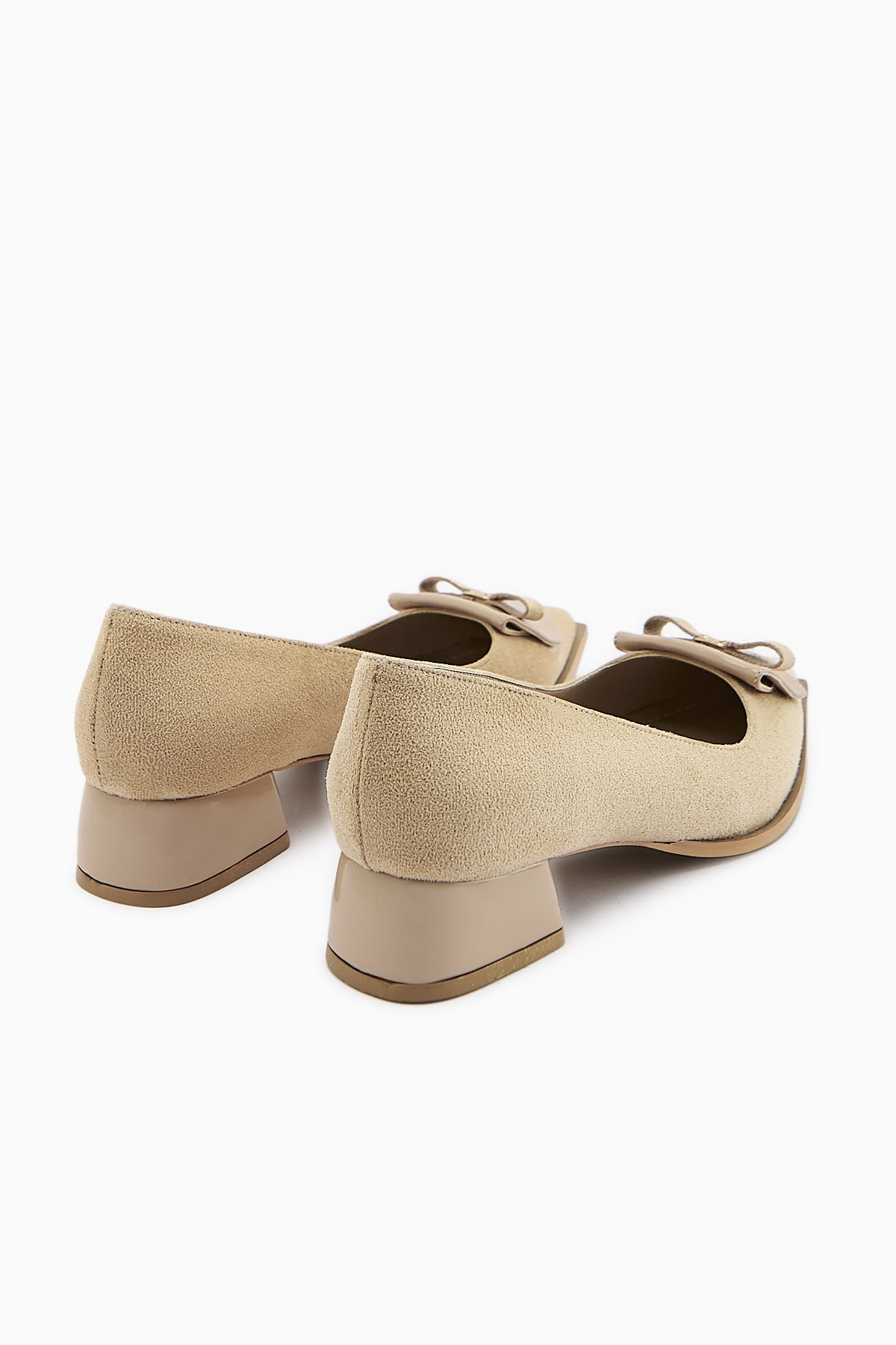 Boel – Nude Suede Buckle Short-Heel Shoe (Women)