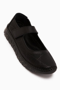 Genuine Leather Black Women’s Casual Shoes