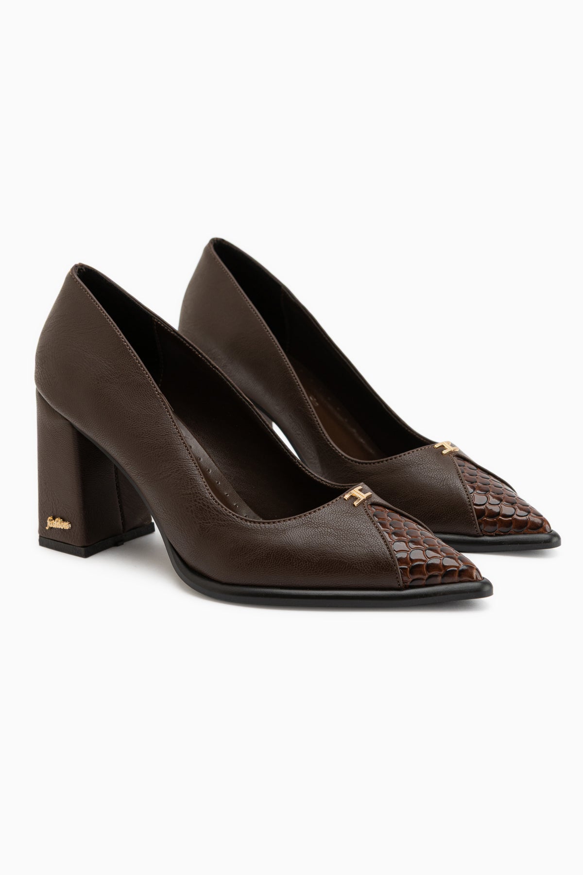 Lesa Brown Pointed Toe Women’s Heeled Shoes
