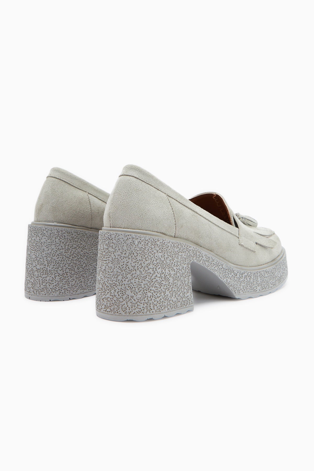 Loreen – Cognac Tassel Heeled Loafer (Women)