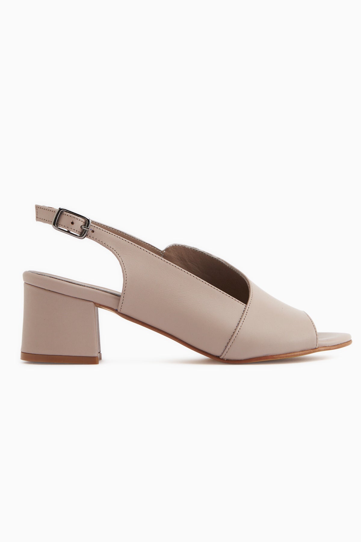 Jannica Genuine Leather Mink Heeled Women’s Shoes