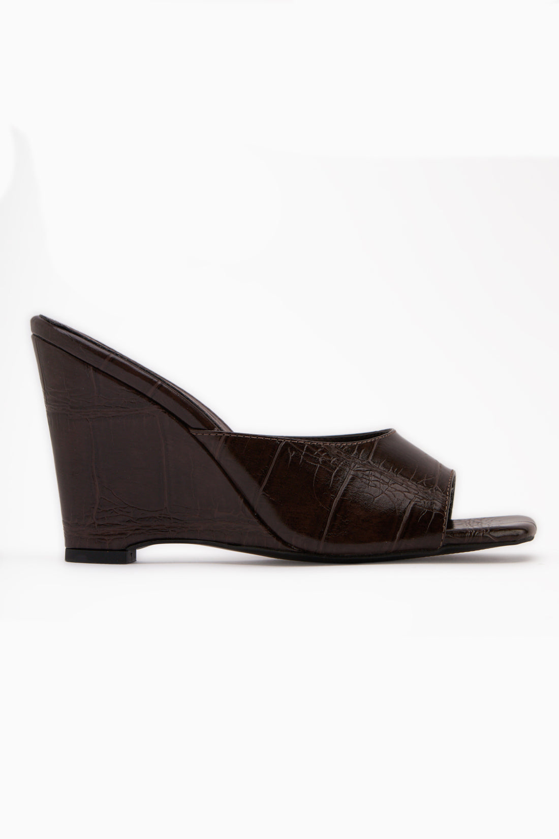 Lamis Brown Wedge Women’s Slippers