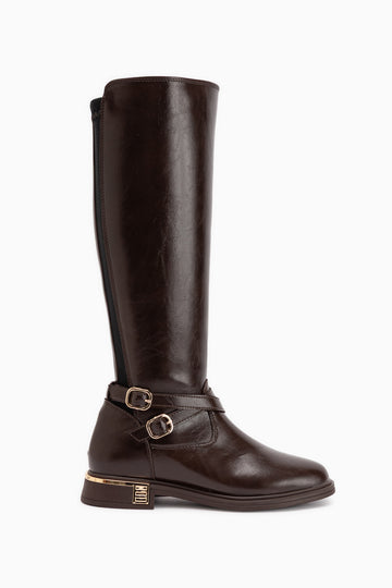 Janell Brown Belt Detailed Women’s Boots