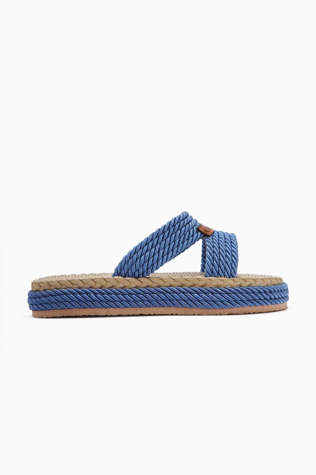 Menna Women's Comfort Blue Wicker Slippers