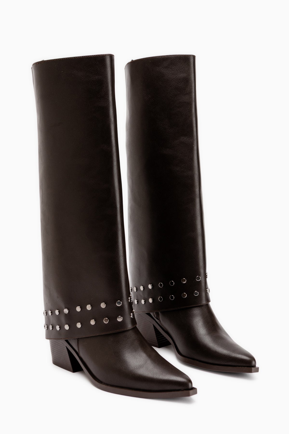 Liddy Brown Removable Cuff Women’s Boots