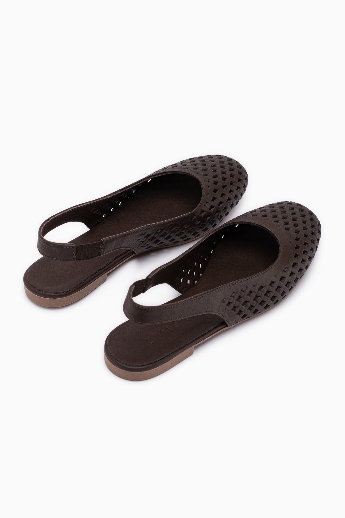 Monalis Genuine Leather Brown Elastic Women’s Sandal
