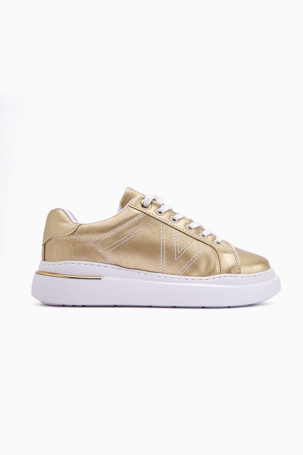 Anastazia – Gold Heel-Detail Sneaker (Women)