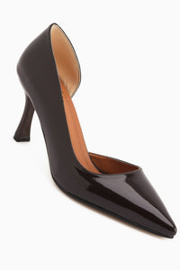 Flory Brown Patent Women’s Heeled Shoes Stiletto