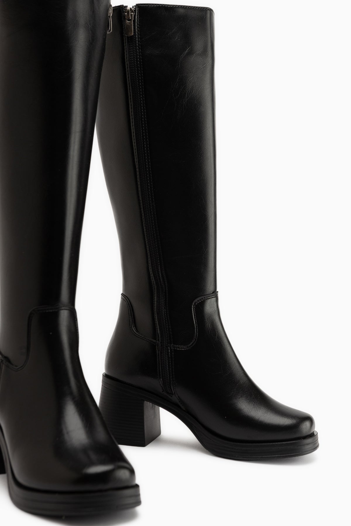 Magret Black Heeled Women’s Boots