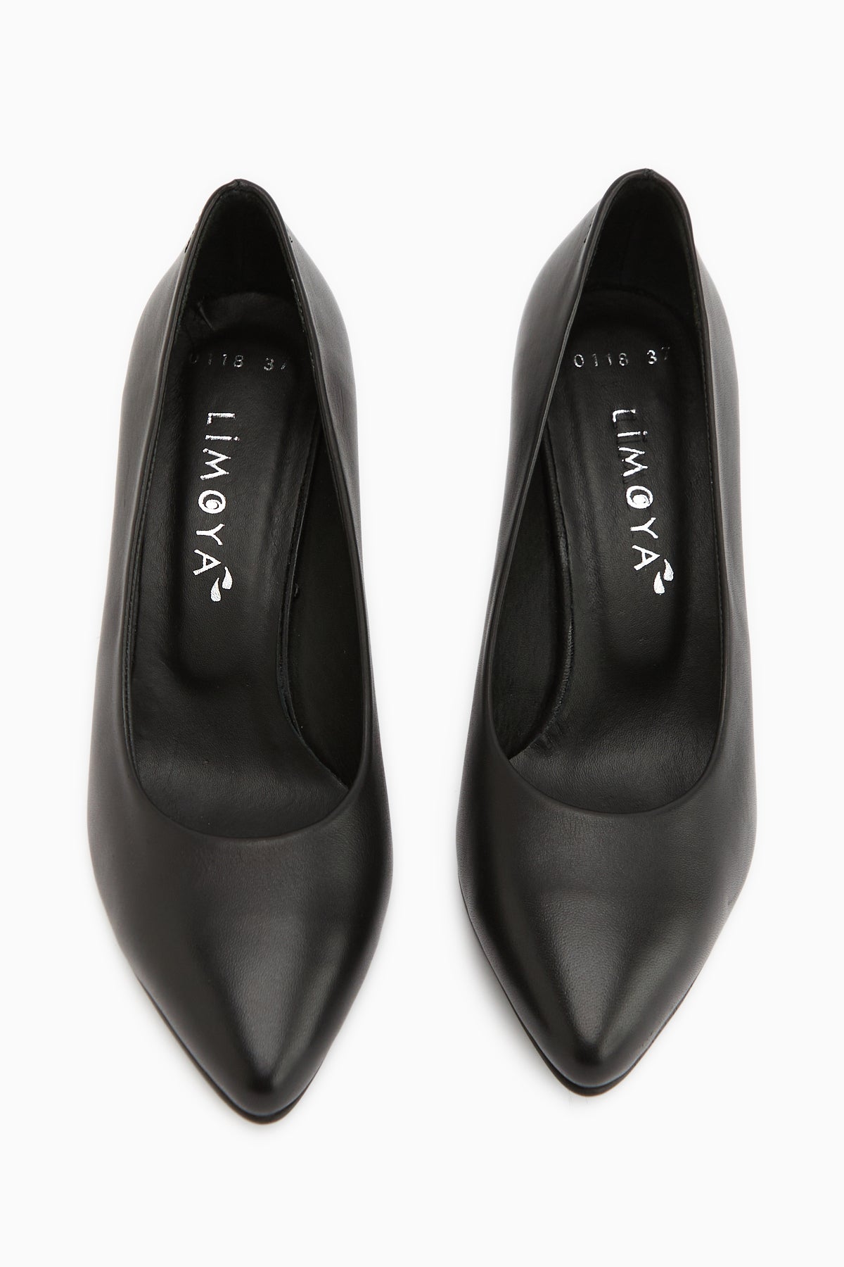 Kiara Genuine Leather Black Women’s Heeled Shoes Stiletto