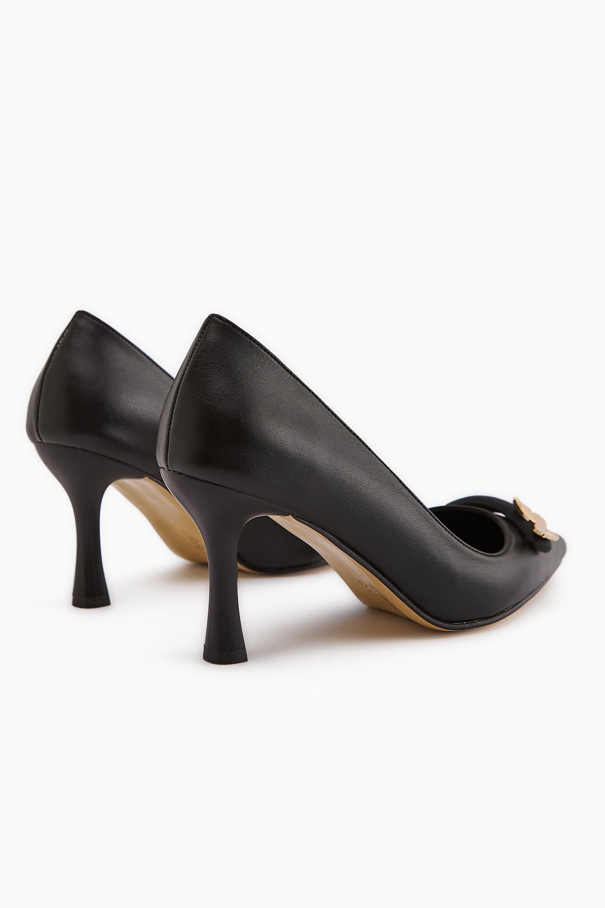 Misa – Black Buckle-Detail Stiletto (Women)