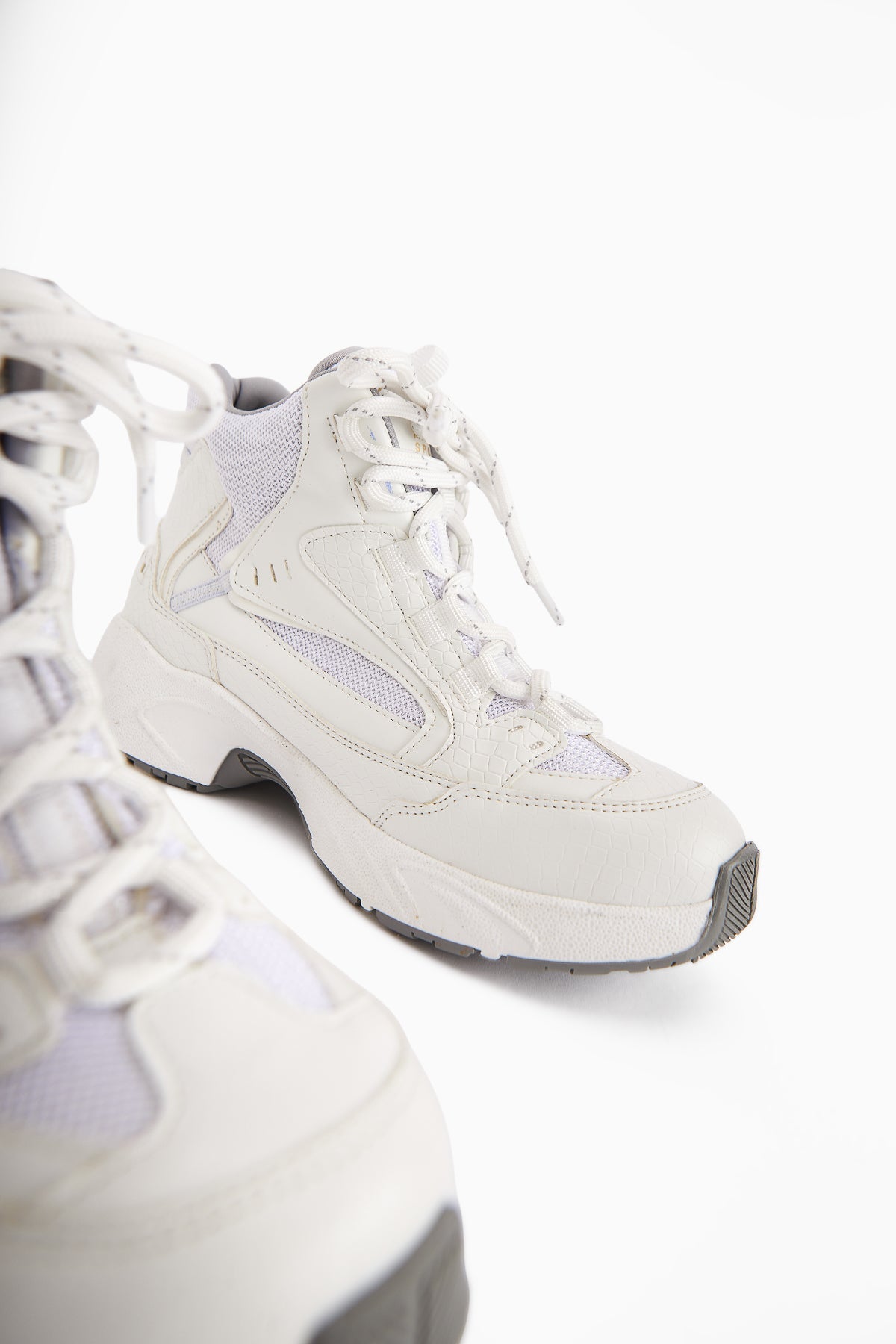 Nency White Laced Women's Sport Boot