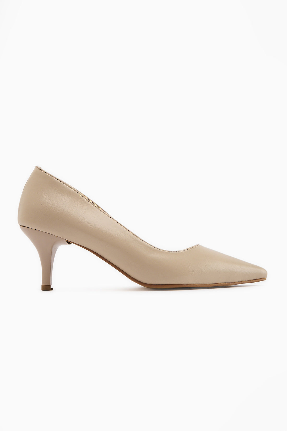 Flora Beige Stiletto Women’s Heeled Shoes
