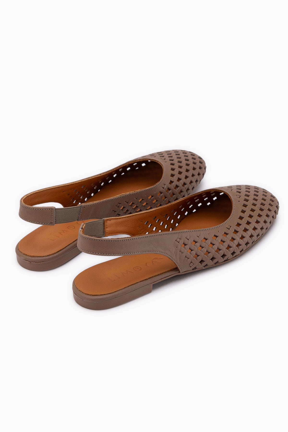 Monalis Genuine Leather Mink Elastic Women’s Sandal