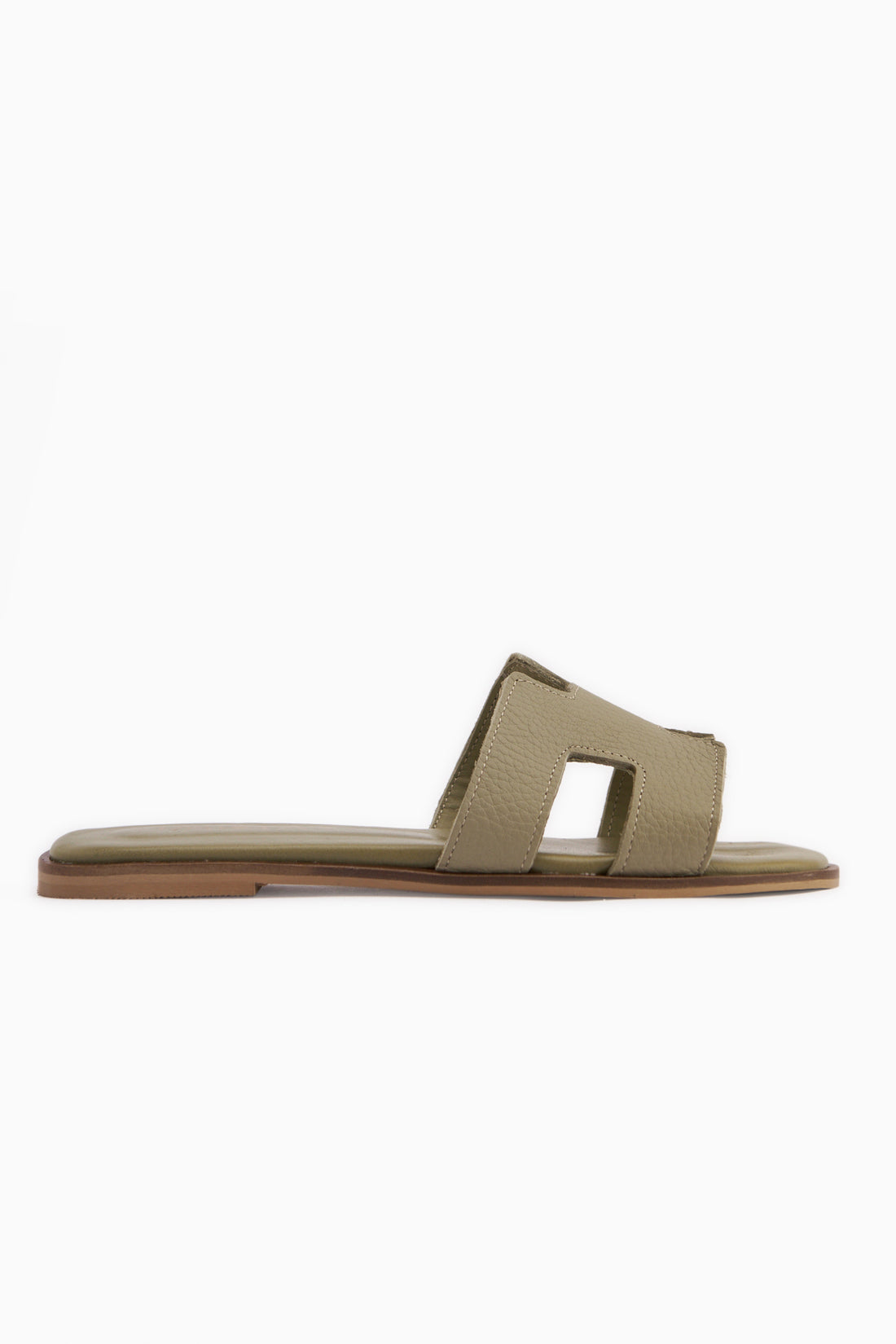 Genuine Leather Rosali Mink Women’s Slippers