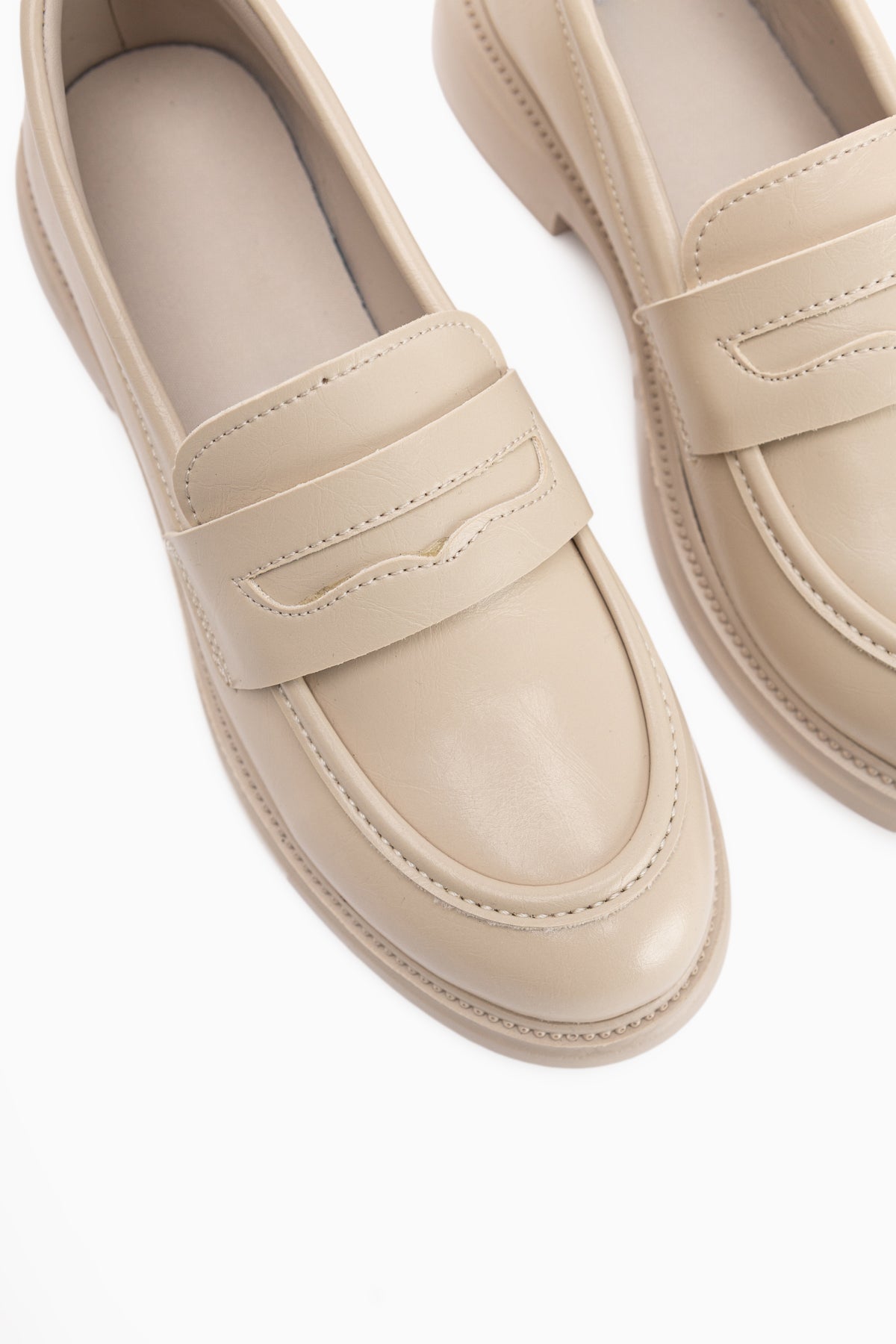 Sienna Beige Loafer Women’s Casual Shoes