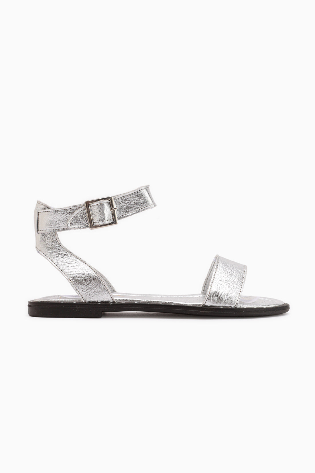 Winona Genuine Leather Silver Buckled Women’s Sandal