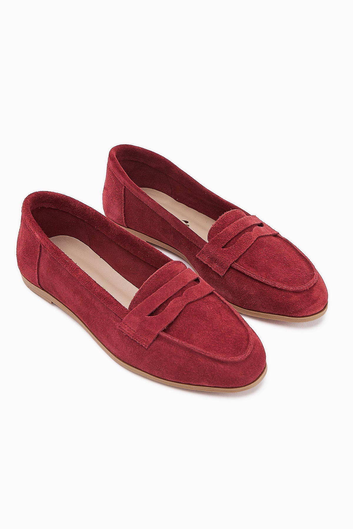 Solina Genuine Leather – Burgundy Casual Loafer (Women)