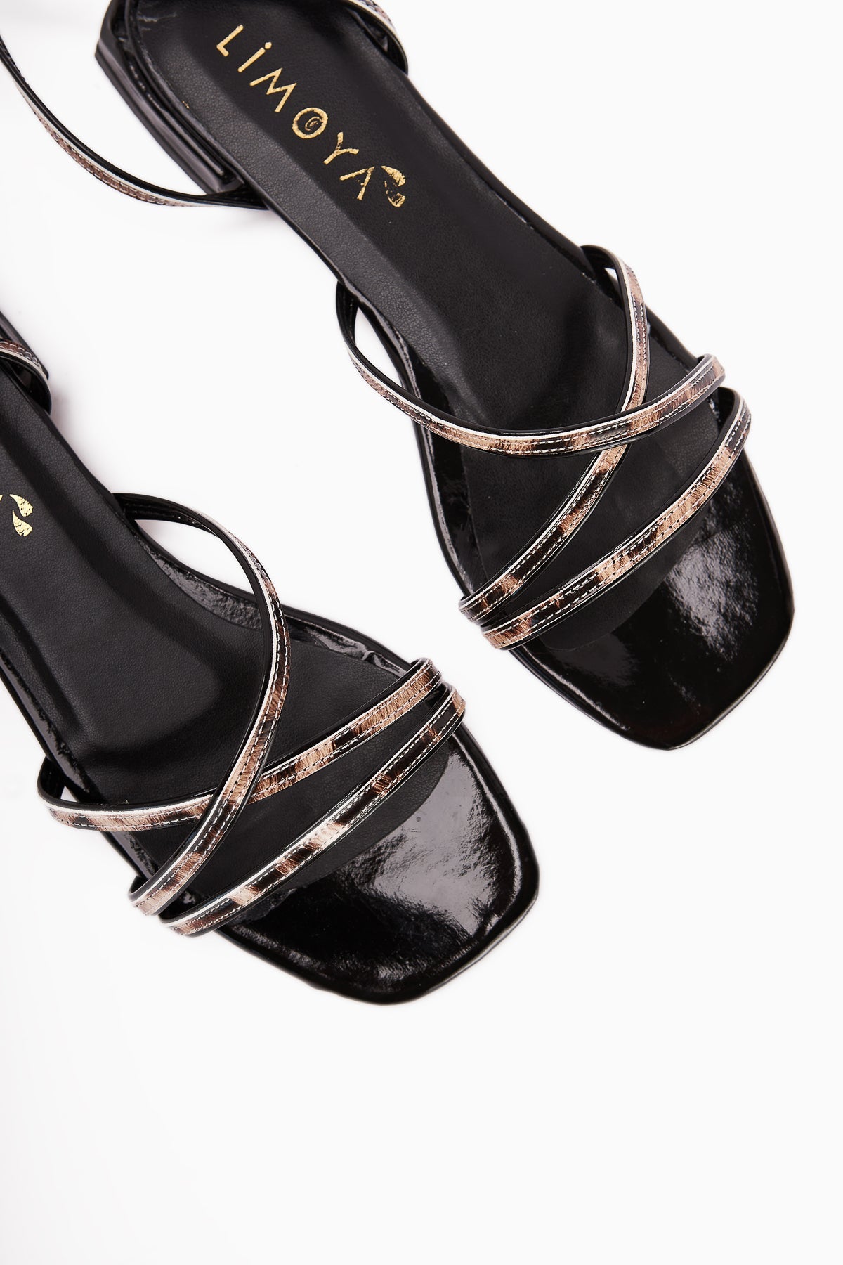 Nasima Leopard Print Ankle-Tie Women's Sandals