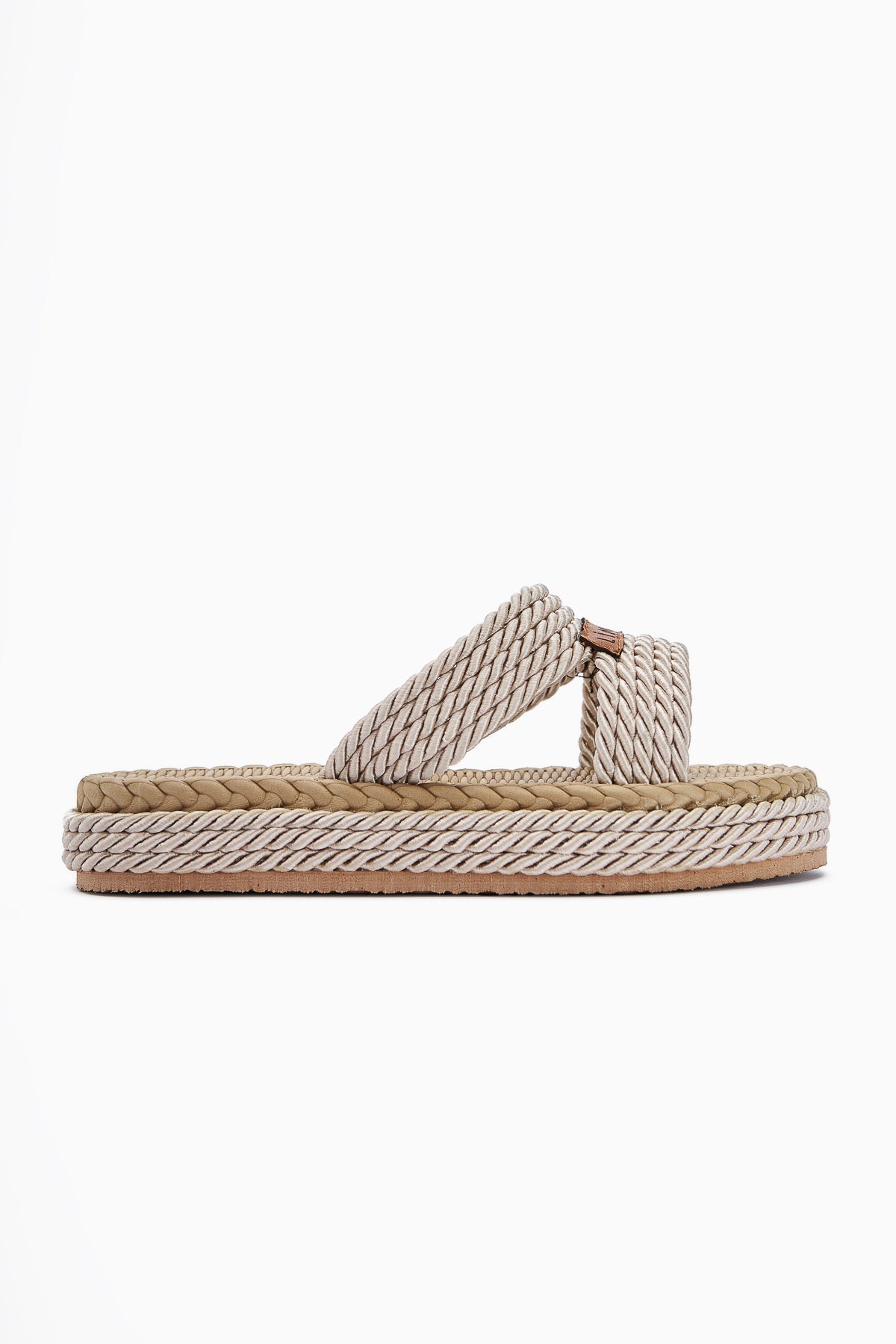 Menna Beige Comfort Women's Wicker Slipper