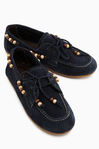 Liah Genuine Leather – Navy Loafer (Women)
