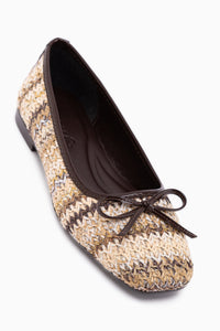 Fridah Brown Bow Detailed Women’s Ballet Flats