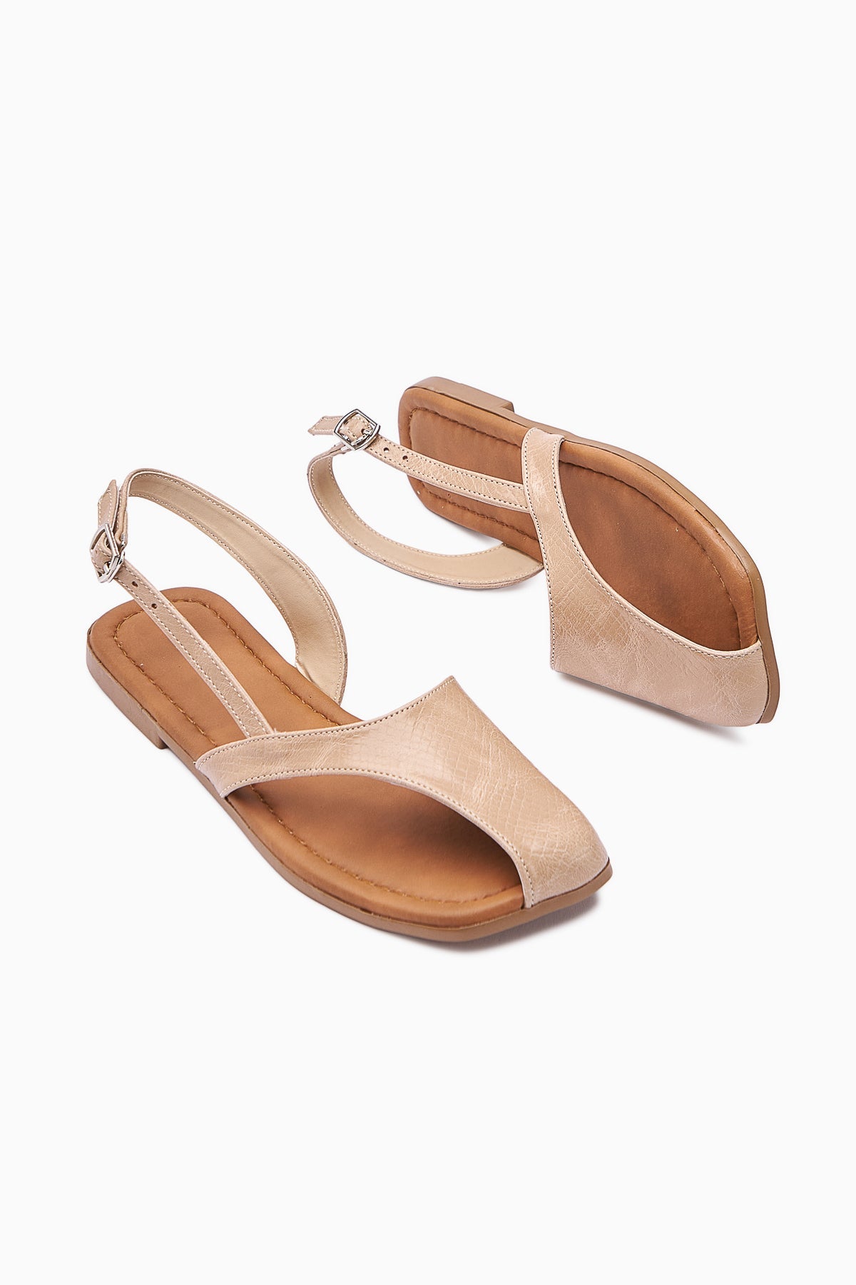 Agnez Mink Belt Detailed Women's Sandal