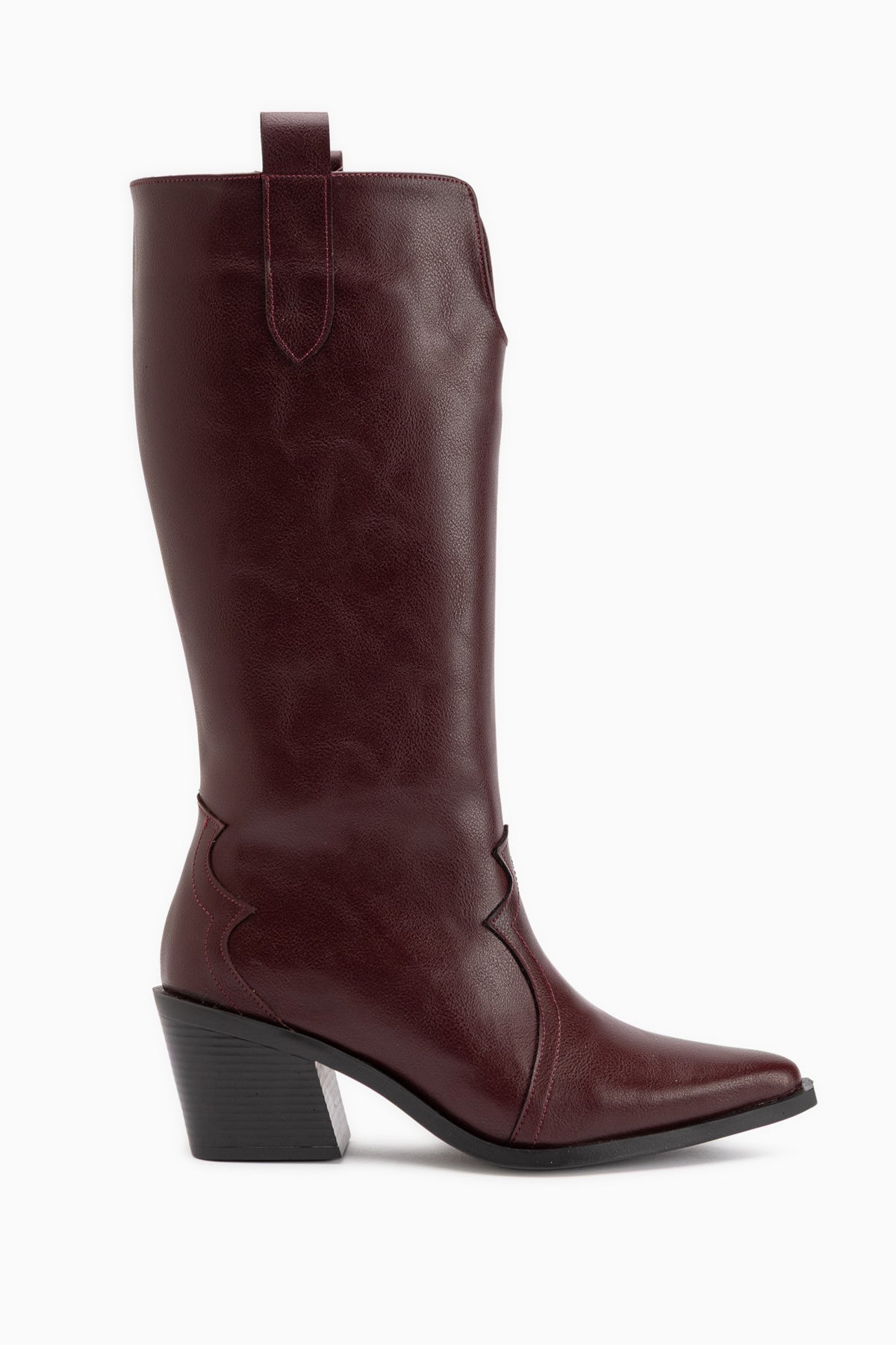 Frida Burgundy Western Women’s Boots