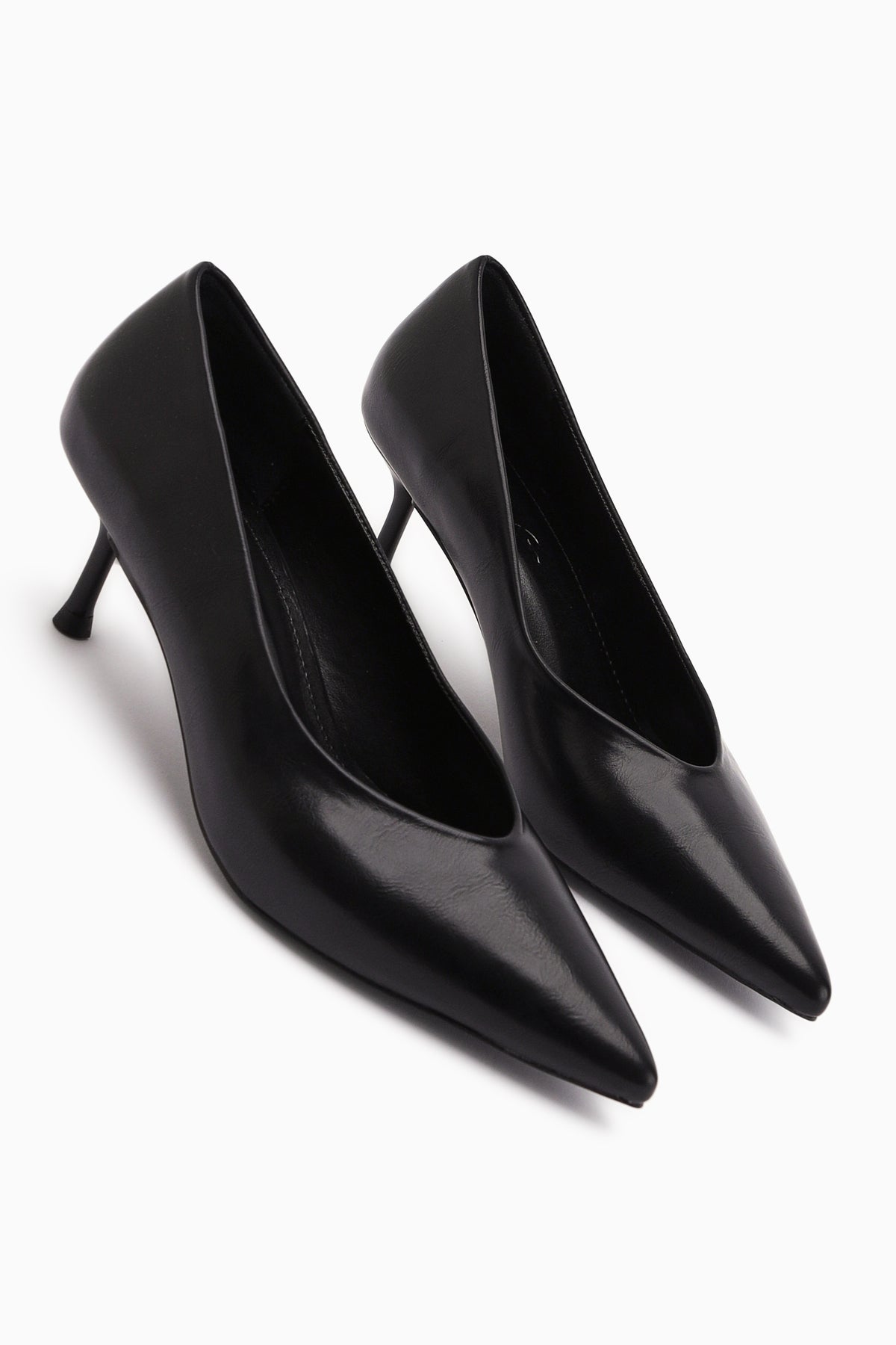 Michel Women's Black Slim Heel Shoes