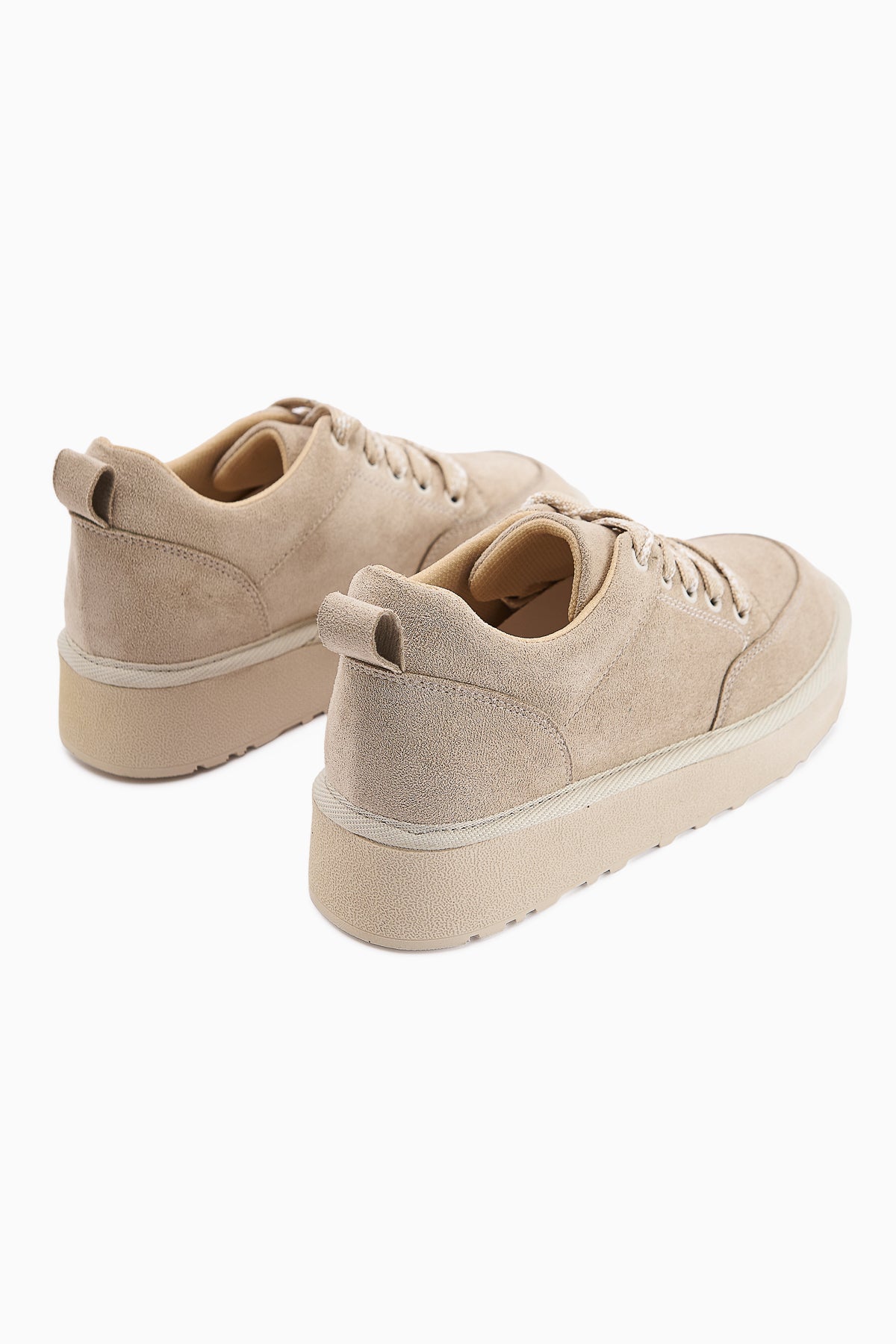 Edle - Beige Lace-Up Boot (Women)