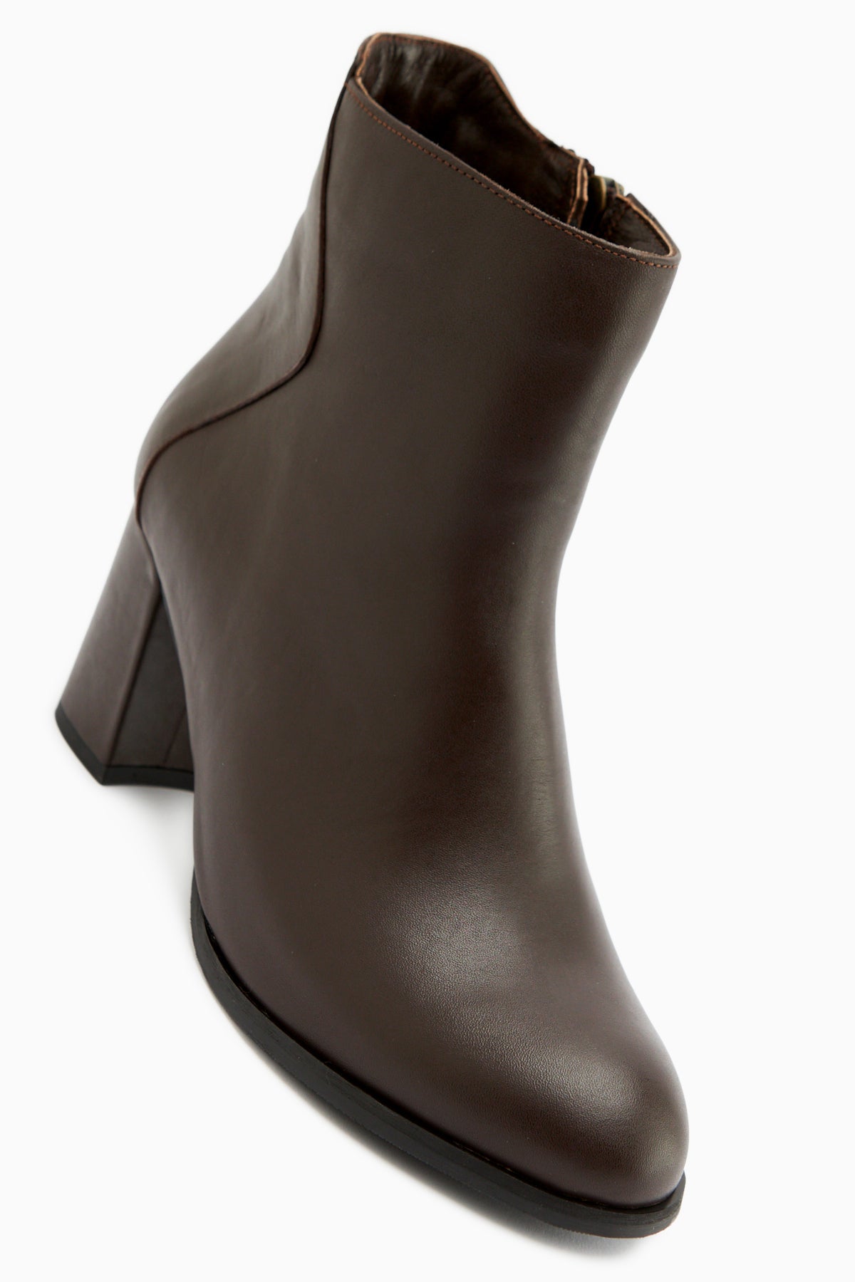 Eliza Genuine Leather – Brown Heeled Boot (Women)