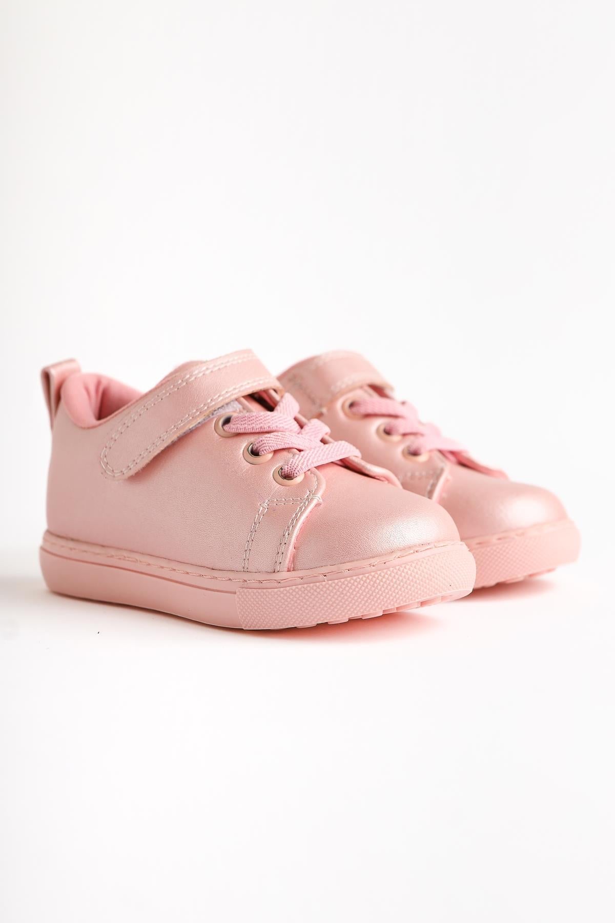 Daisy Pure Lace-Up Velcro Detail Baby Athletic Shoe