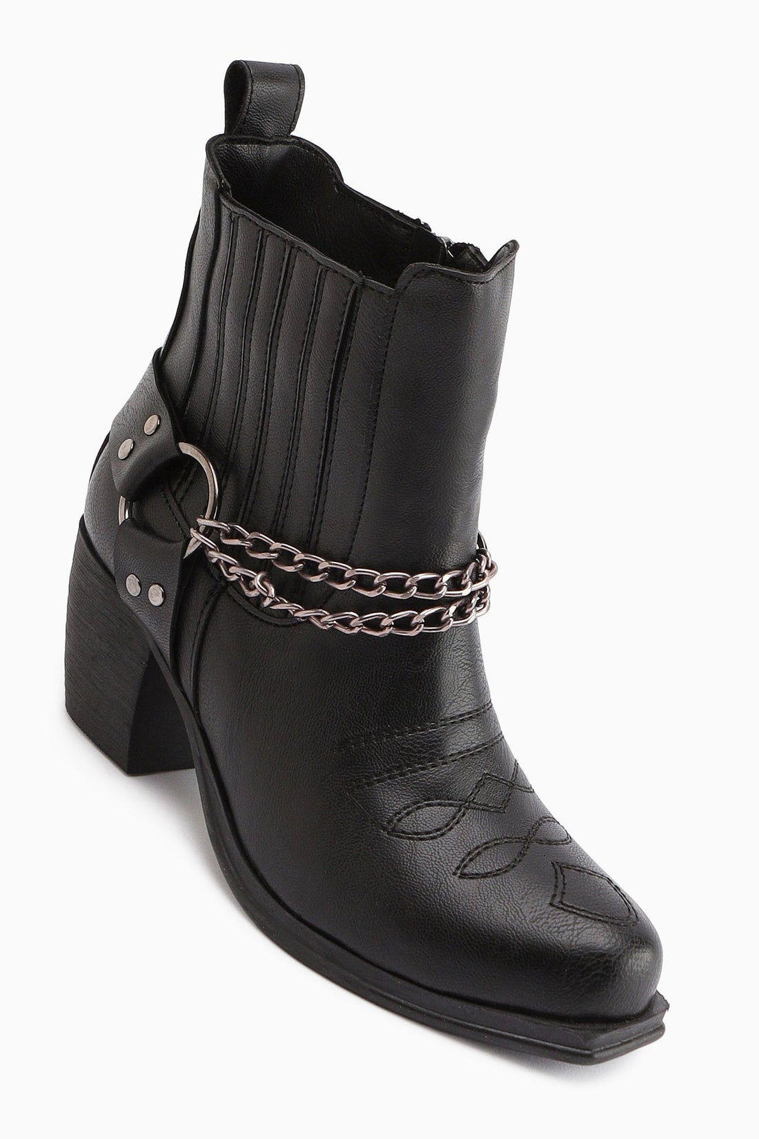 Deana Embroidered Black Women's Western Boot