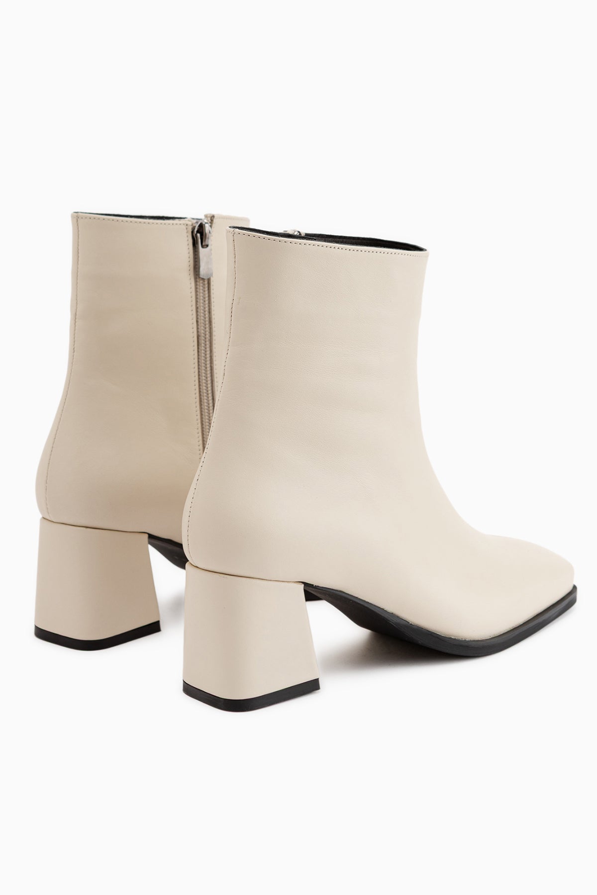 Margot Beige Square Toe Women’s Boots