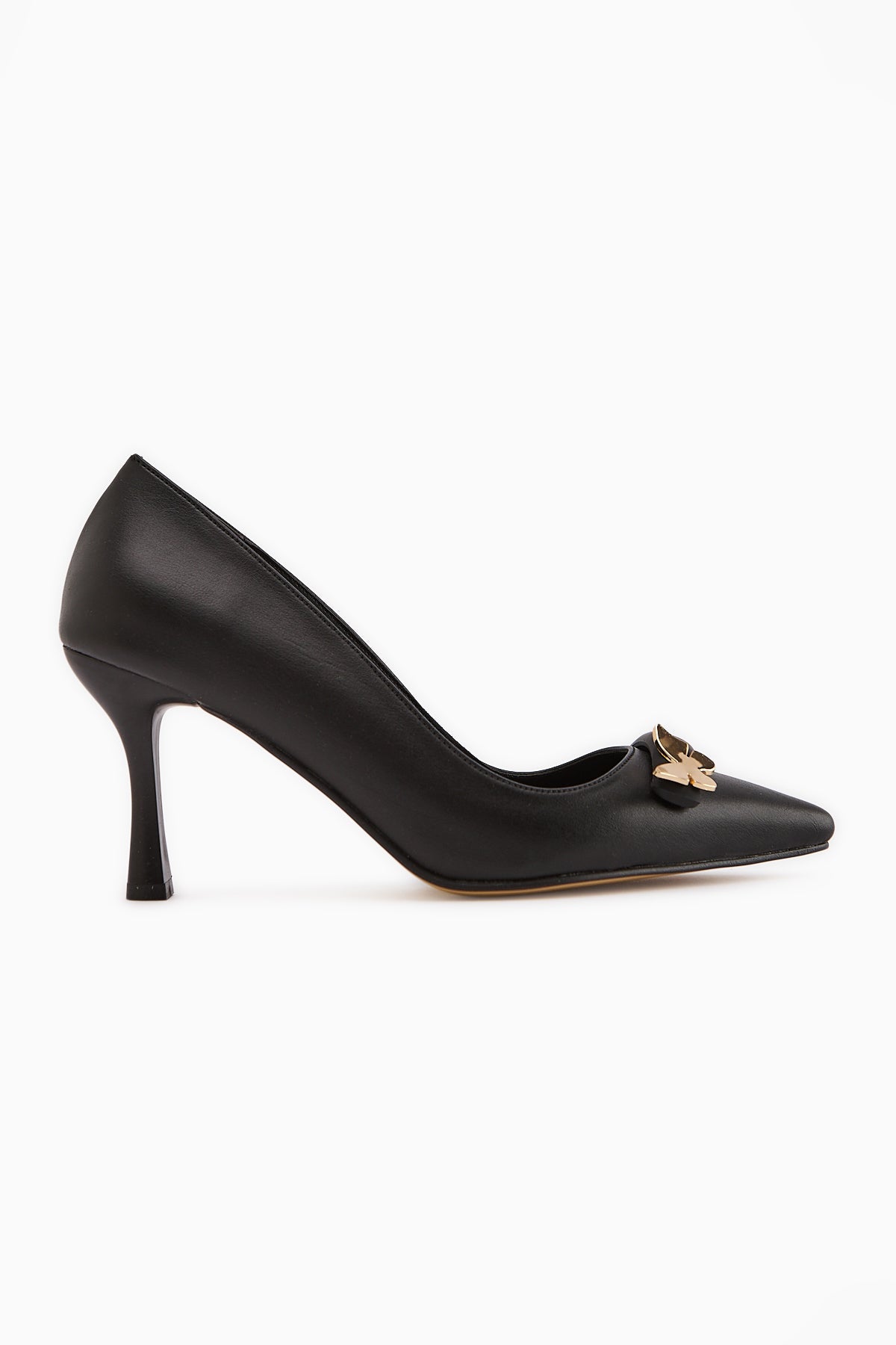 Misa – Black Buckle-Detail Stiletto (Women)