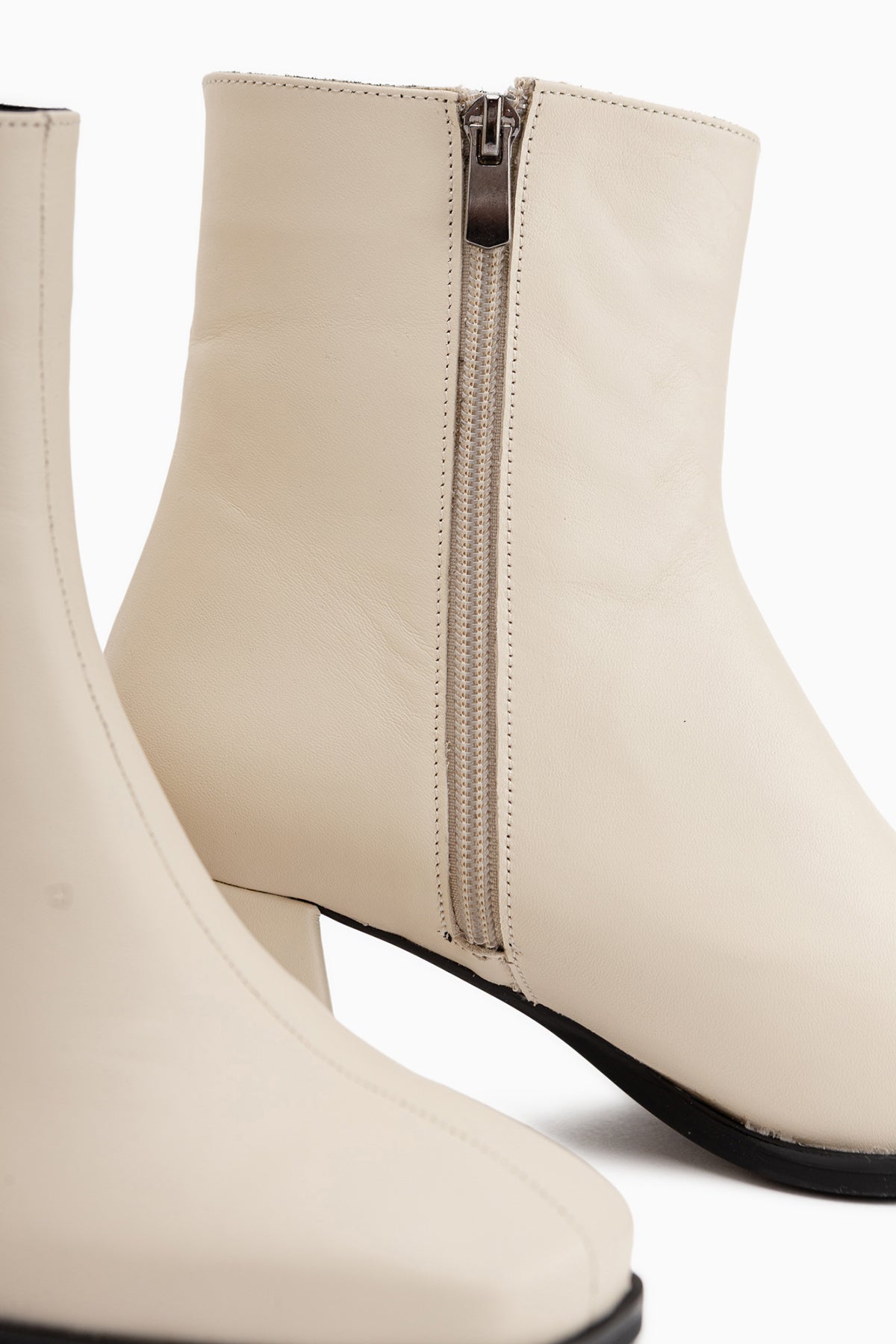 Margot Beige Square Toe Women’s Boots