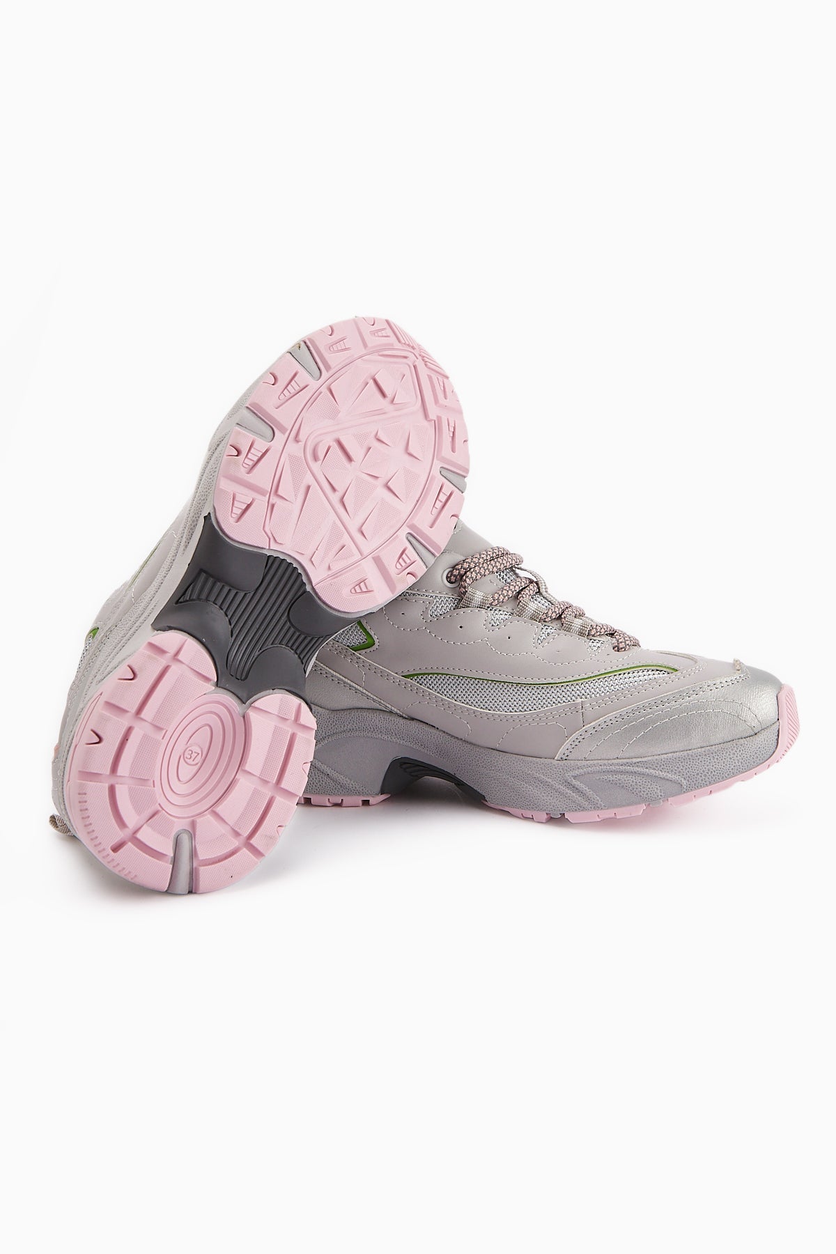 Rozhin Grey Thick Sole Women's Sport Shoe