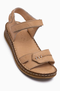 Leone Genuine Leather Mink Women’s Sandal