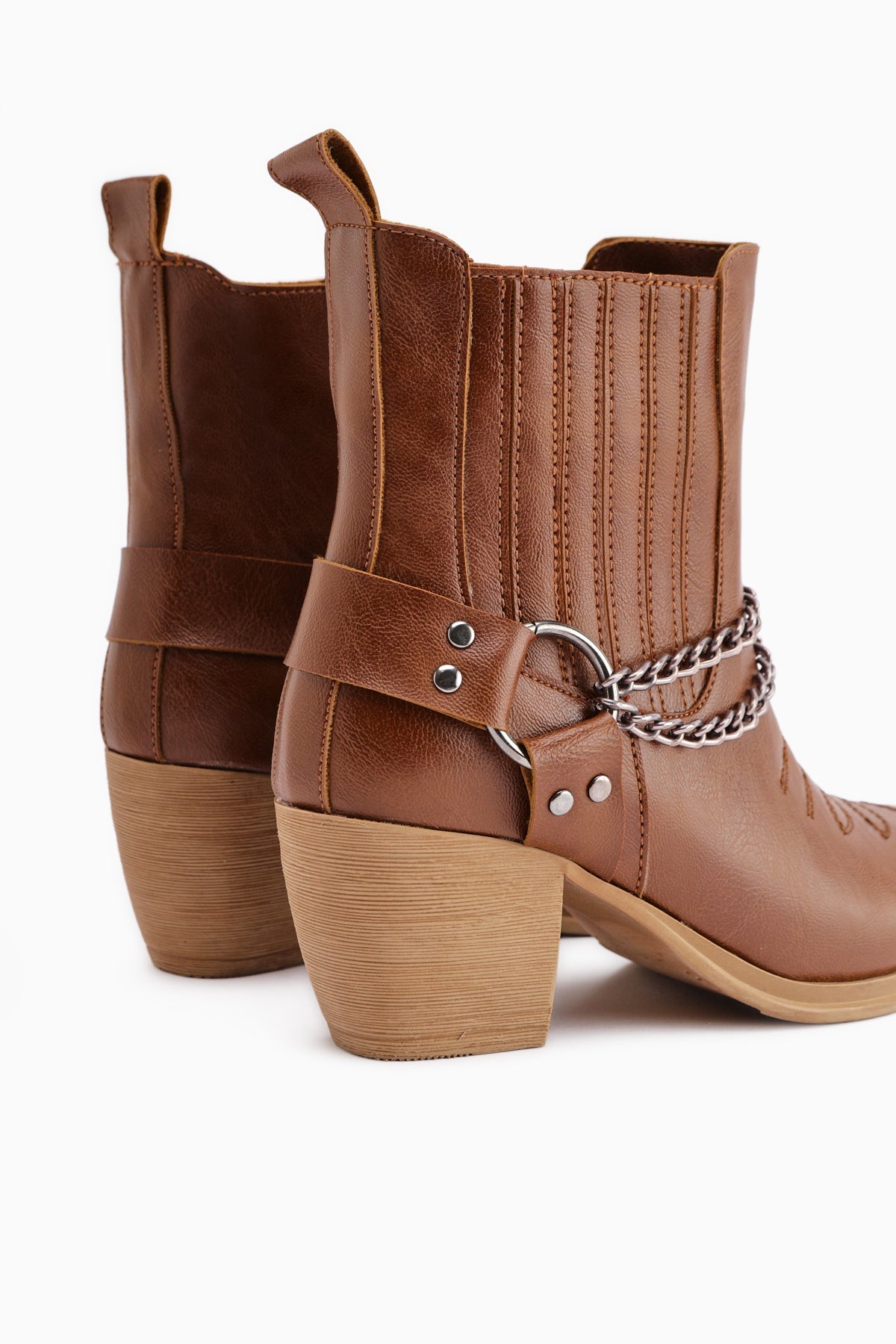Deana – Cognac Embroidered Western Boot (Women)