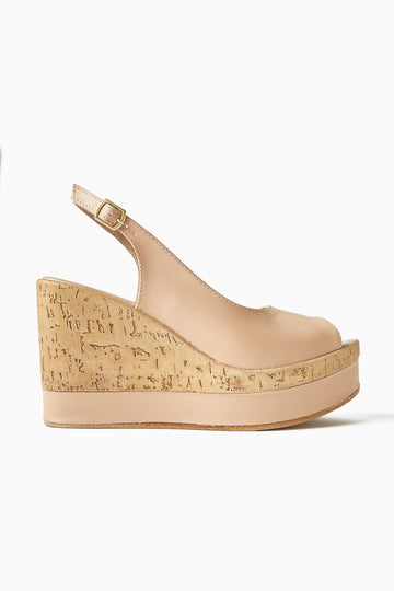 Jenny Nude Platform Heels for Women