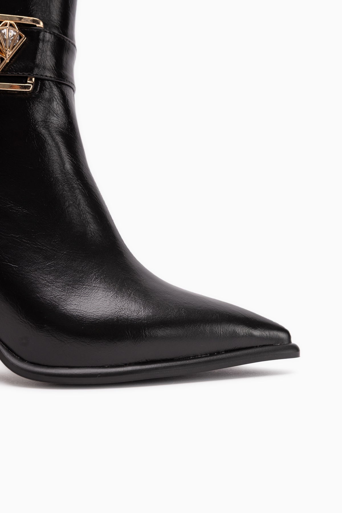 Mariam Black Removable Cuff Women’s Boots