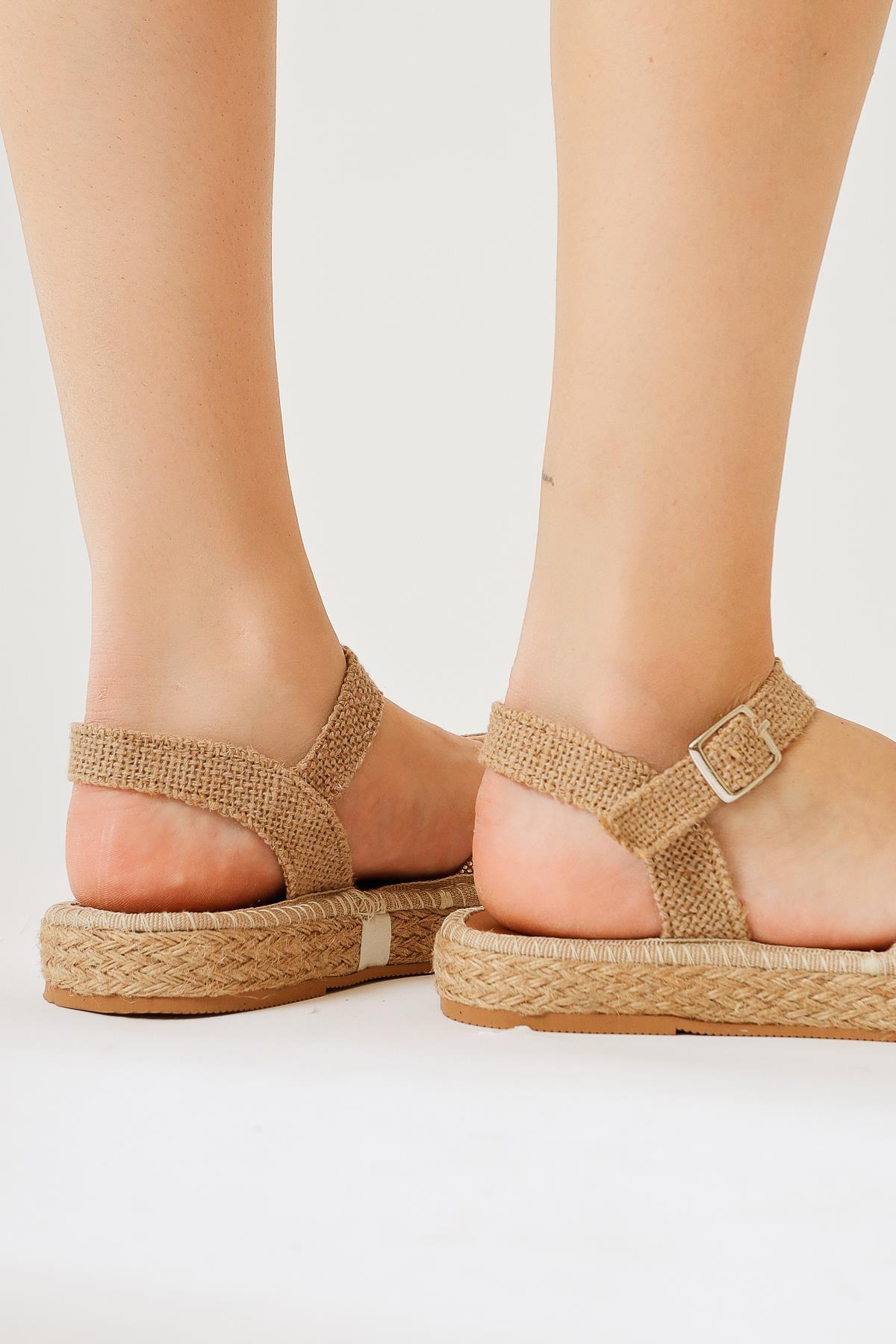 Lorna – Taupe Casual Espadrille (Women)